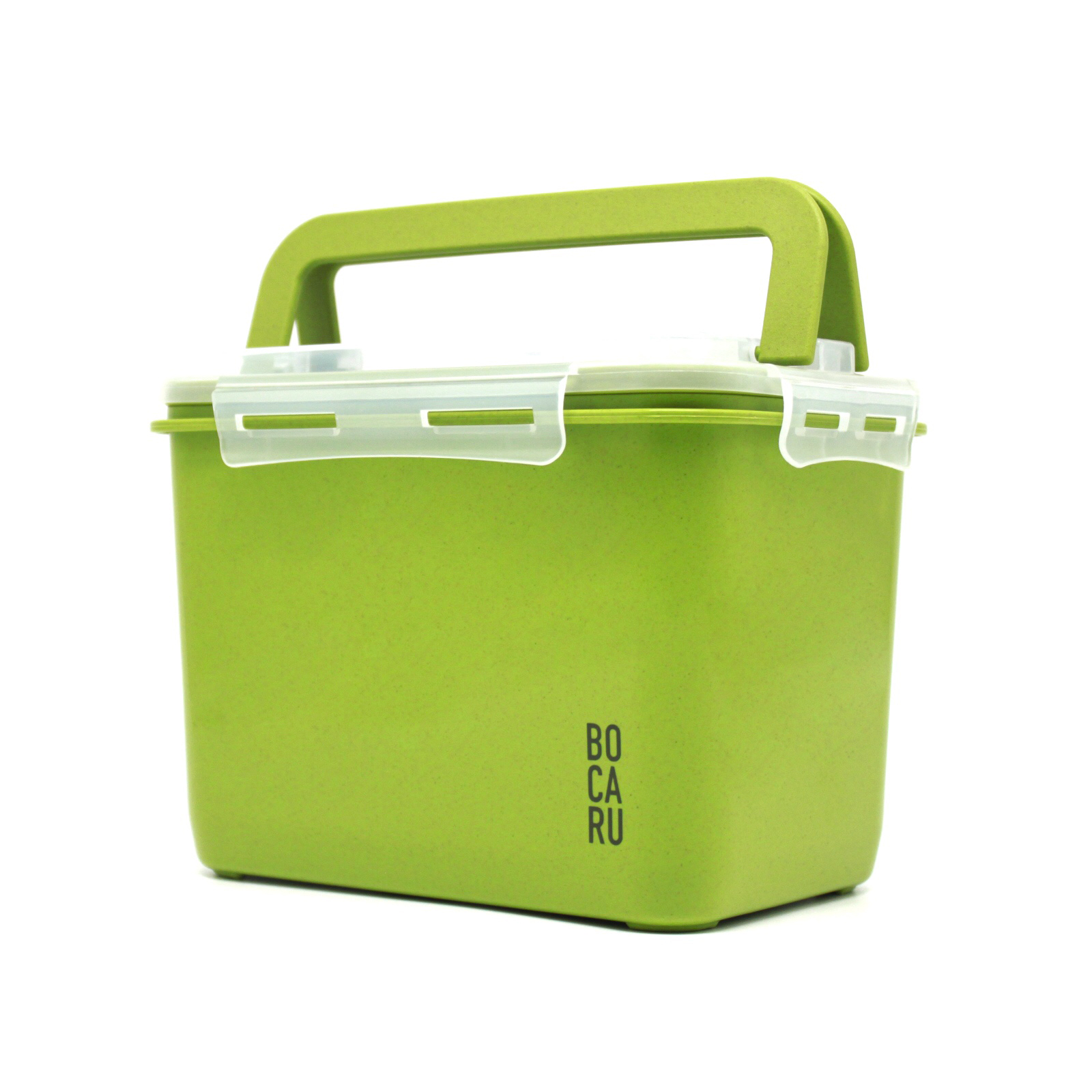Lonchera Bento Box + Tuppers por separado. Cabe una comida completa en porciones óptimas. Set de 14 piezas. Verde Vivo